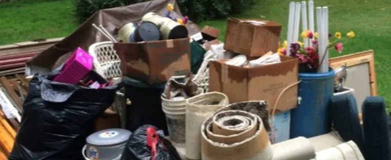 Junk Removal — loading and cleanup
